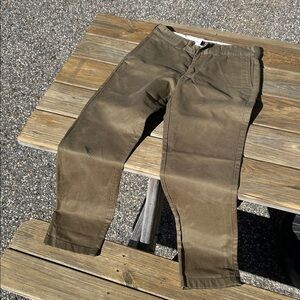 Filson army green chinos 30x34